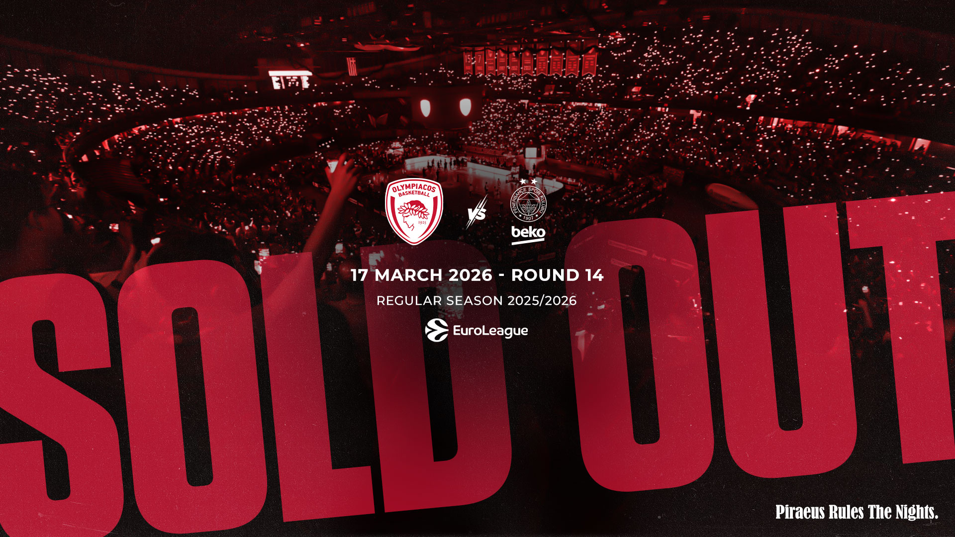 SOLD OUT ο αγώνας με την Φενέρ