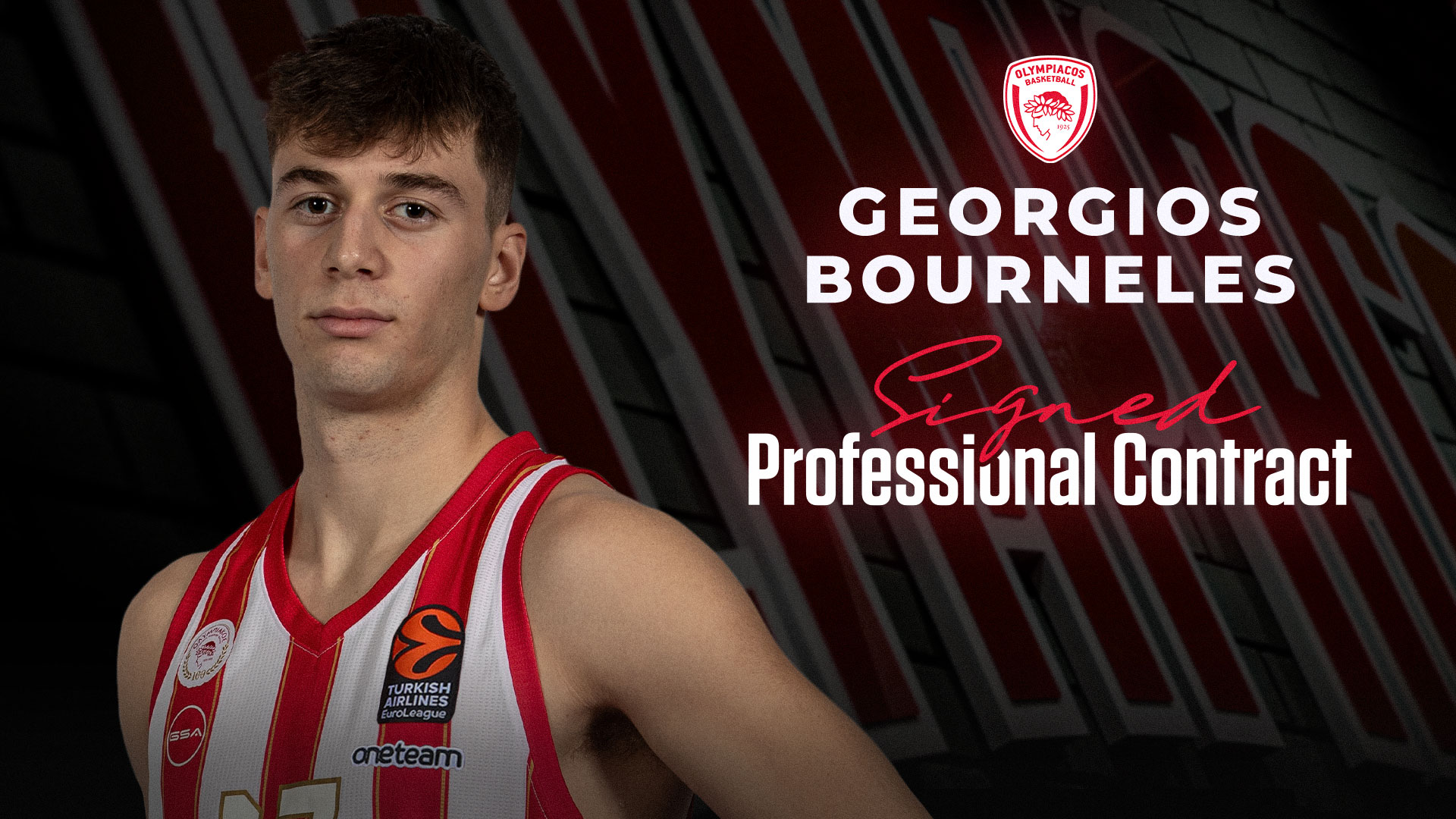 Υπέγραψε επαγγελματικό συμβόλαιο ο Μπουρνελές