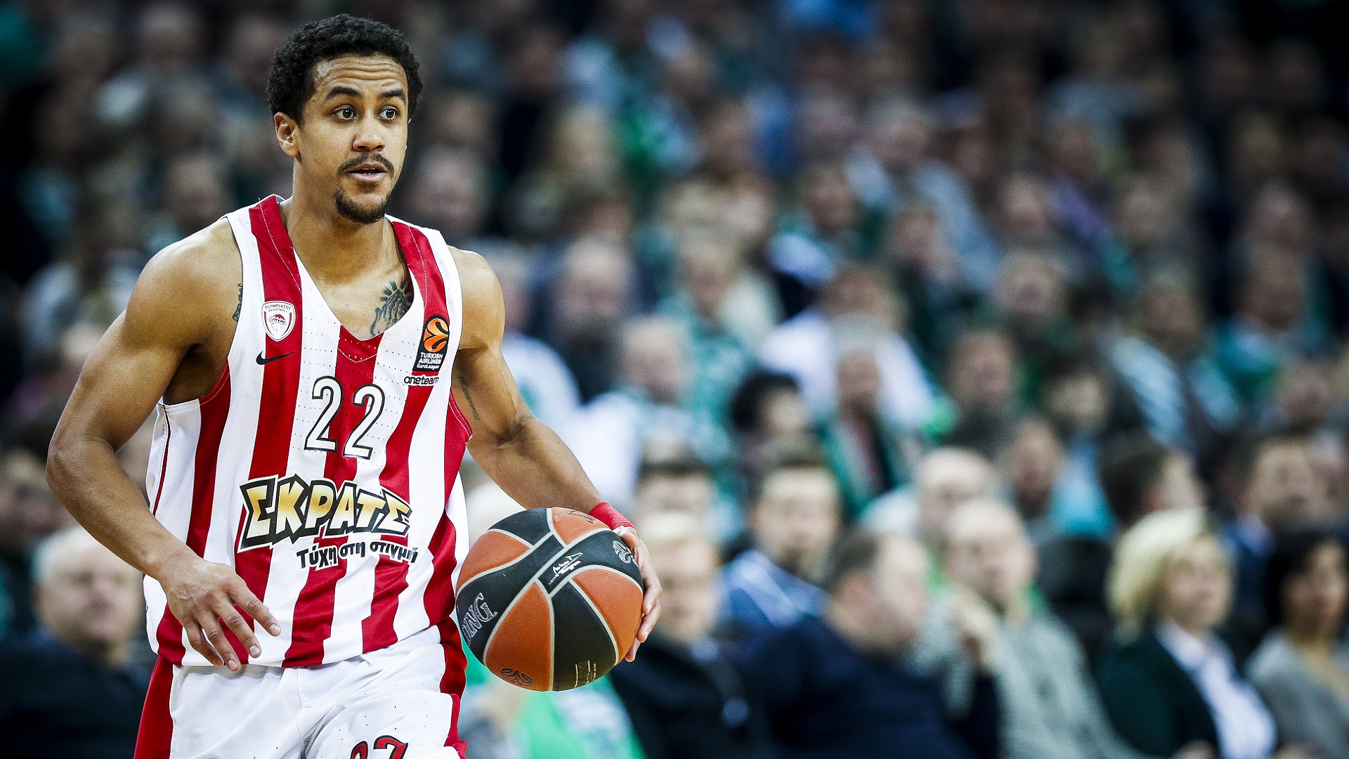 Brian Roberts Olympiacos Piraeus Action During Editorial Stock Photo -  Stock Image