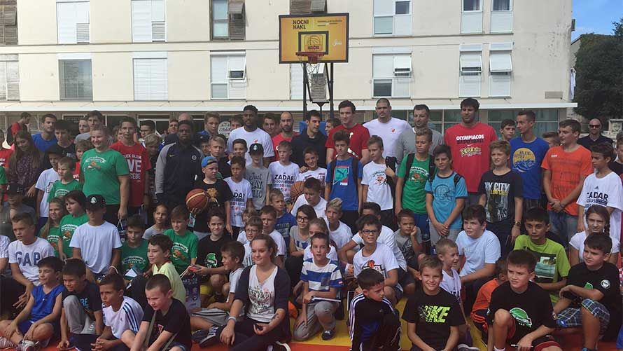 Σπανούλης και Πρίντεζης στην Kids Day του τουρνουά