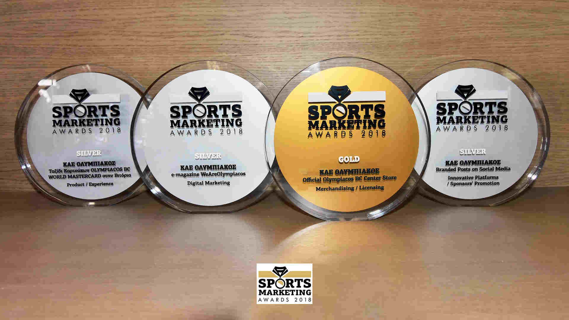 Πρωταγωνιστής στα Sports Marketing Awards ο Ολυμπιακός