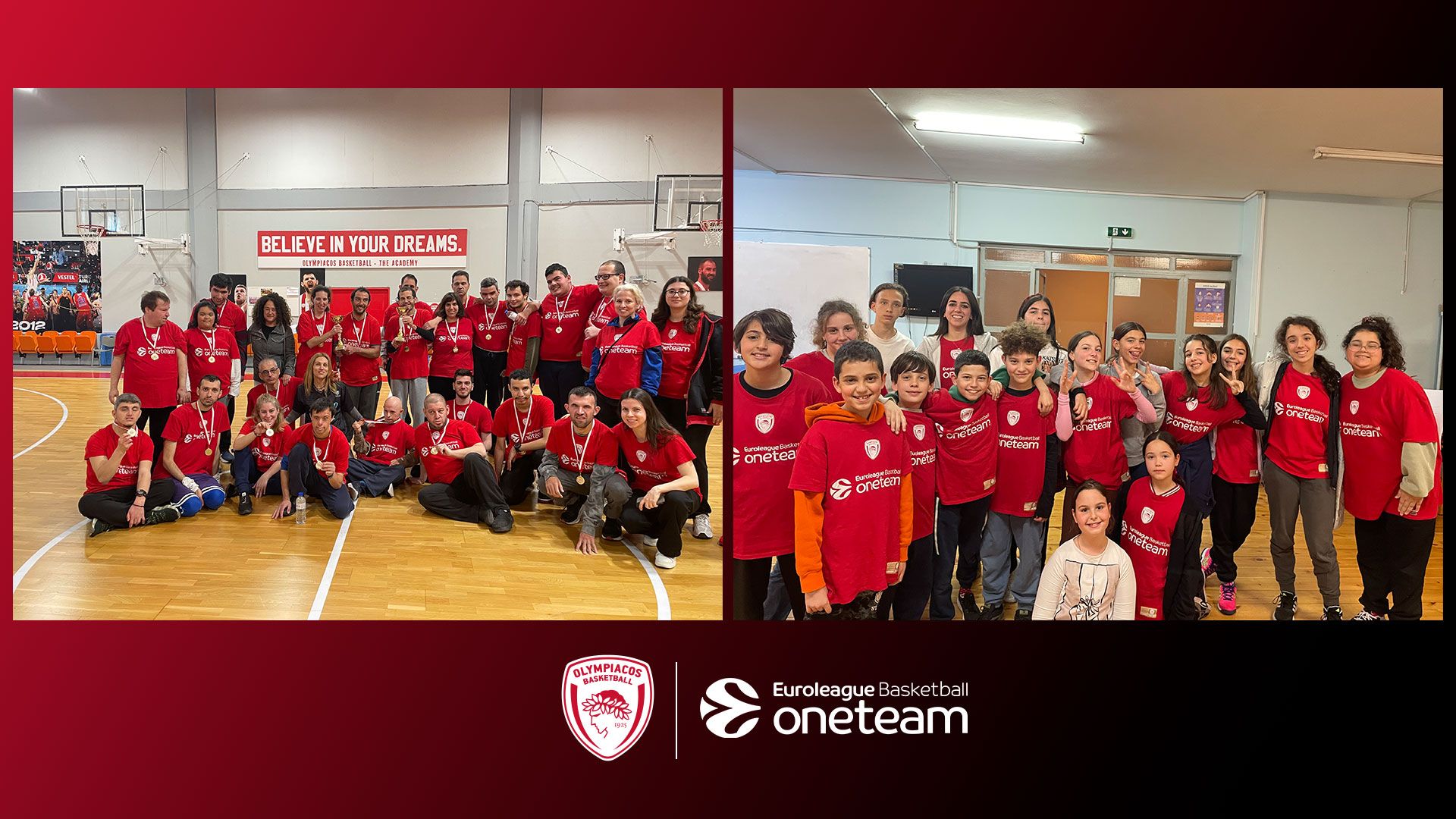 Ο Φεβρουάριος του OneTeam έκλεισε με δύο δράσεις εντός και εκτός ΣΕΦ