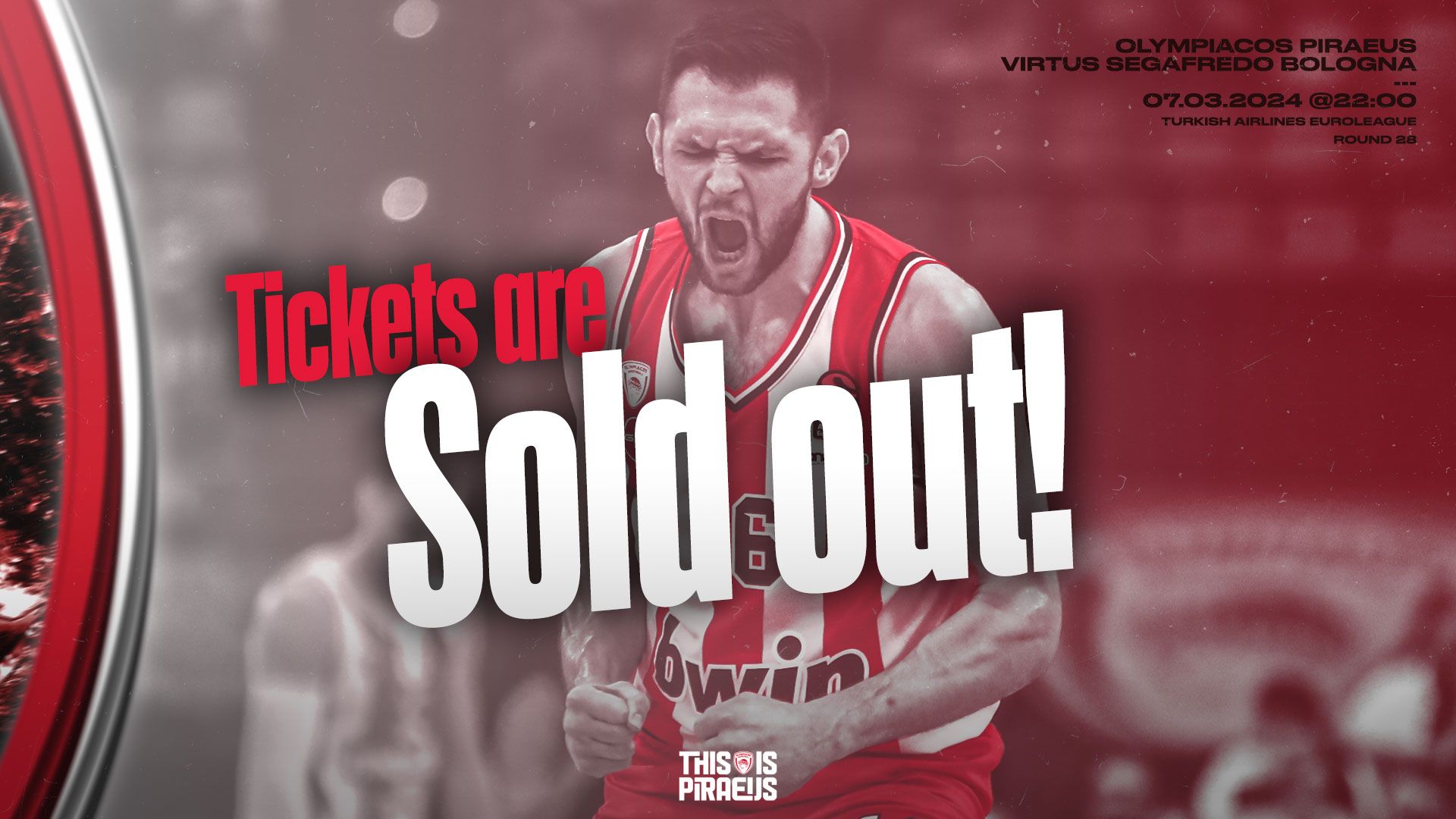 Sold Out ο αγώνας με την Virtus!