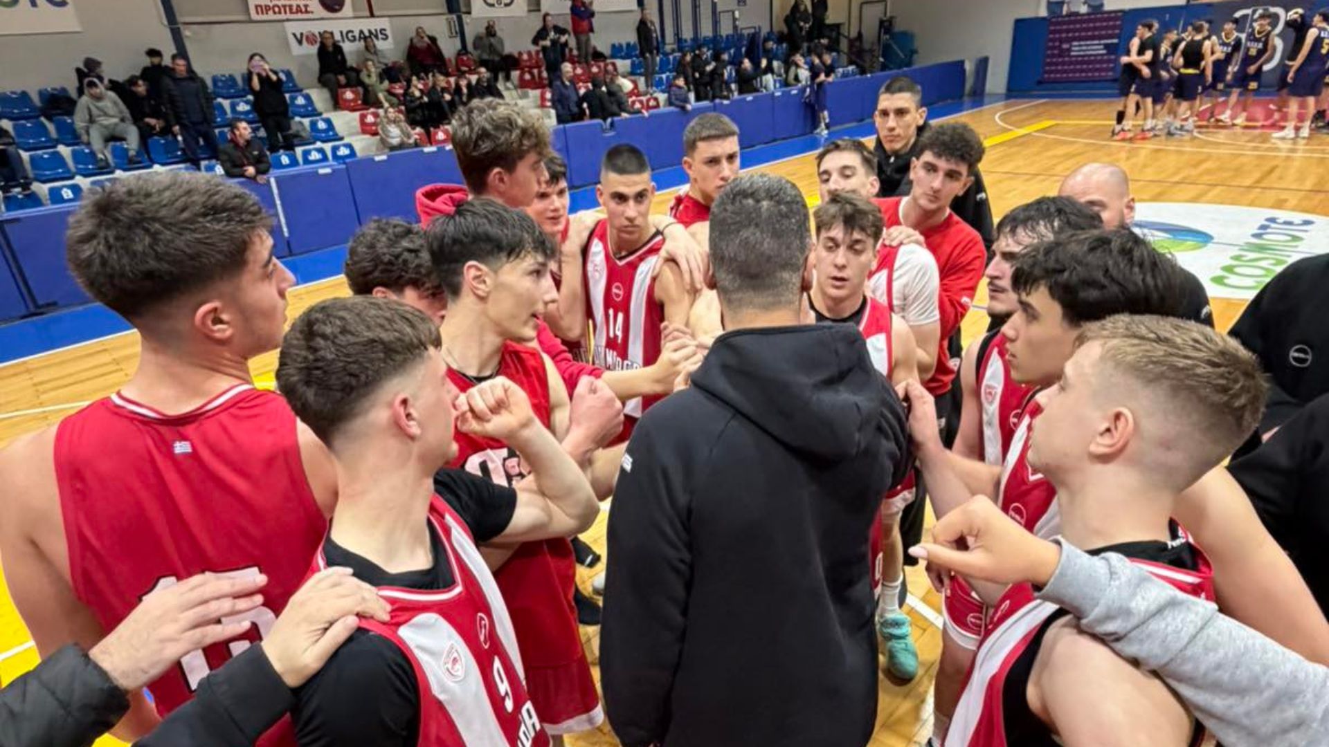 Ημιτελικός ΕΣΚΑΝΑ Εφήβων: Ολυμπιακός - Παλαιό Φάληρο 92-60