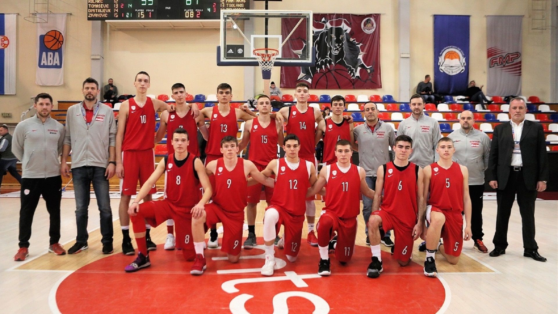 Euroleague ANGT: Ολυμπιακός - Τσεντεβίτα 88-79 (pics + vid)