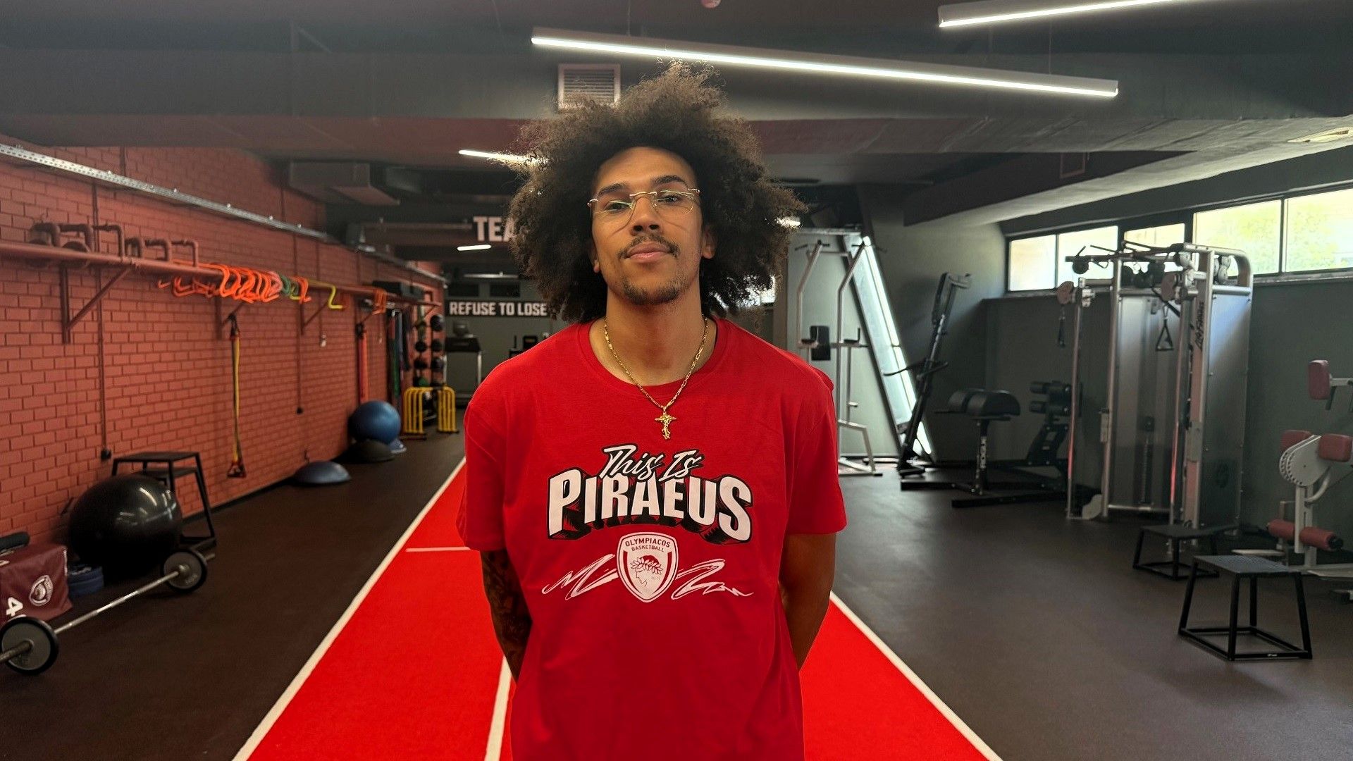 Ward on the OlympiacosBC TV