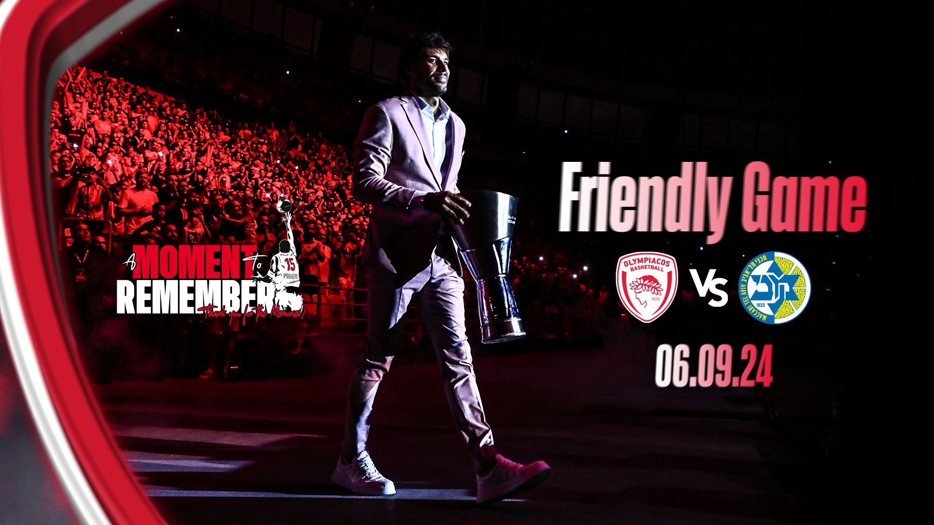 #AMomentToRemember: Friendly game with Maccabi Playtika Tel Aviv