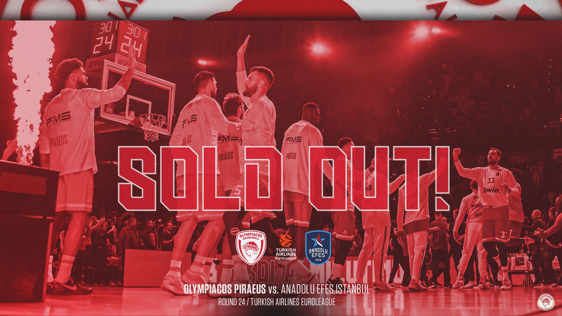 Sold Out ο αγώνας με την Εφές!