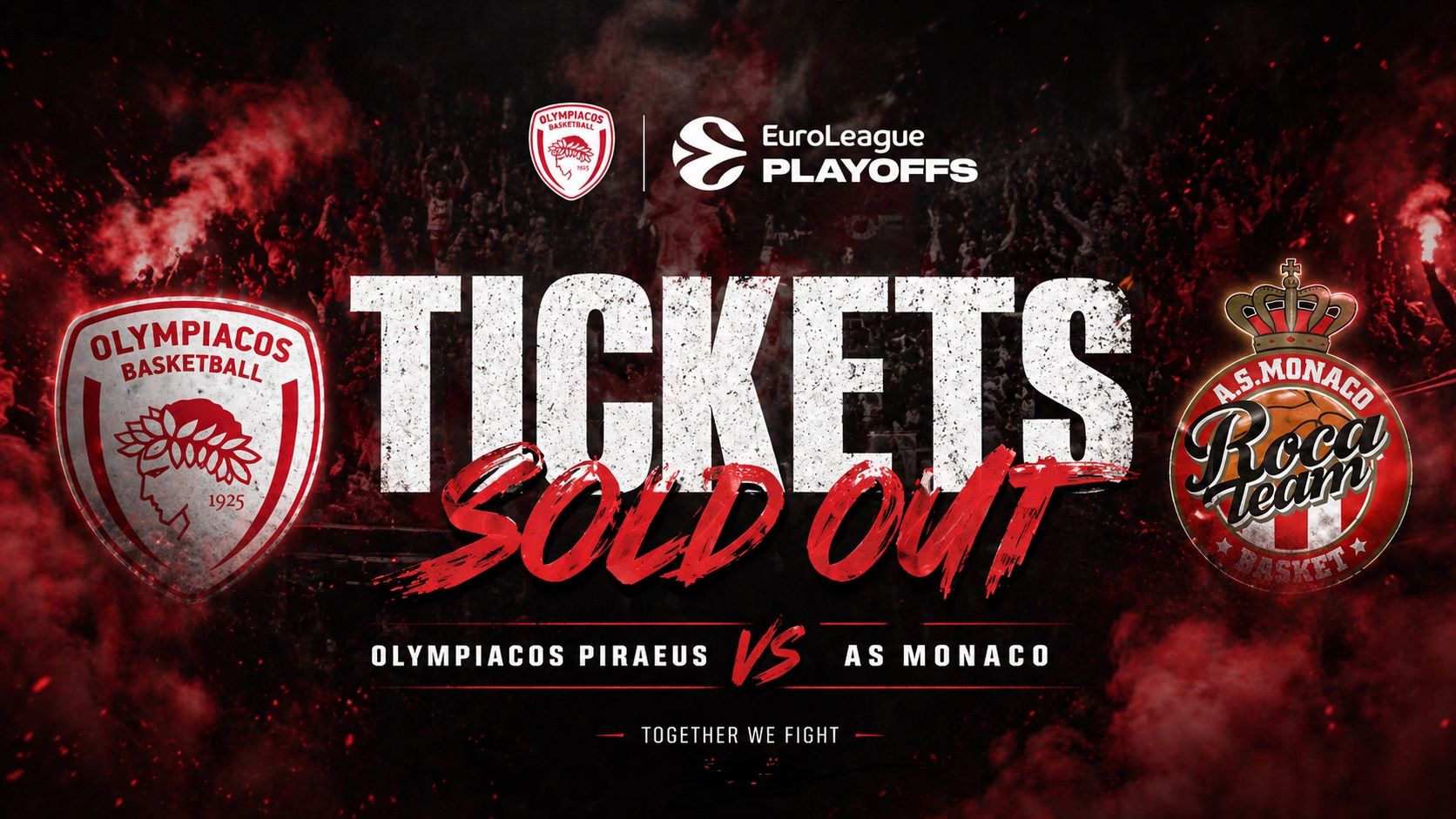 SOLD OUT οι δύο πρώτοι αγώνες των πλέι οφ!