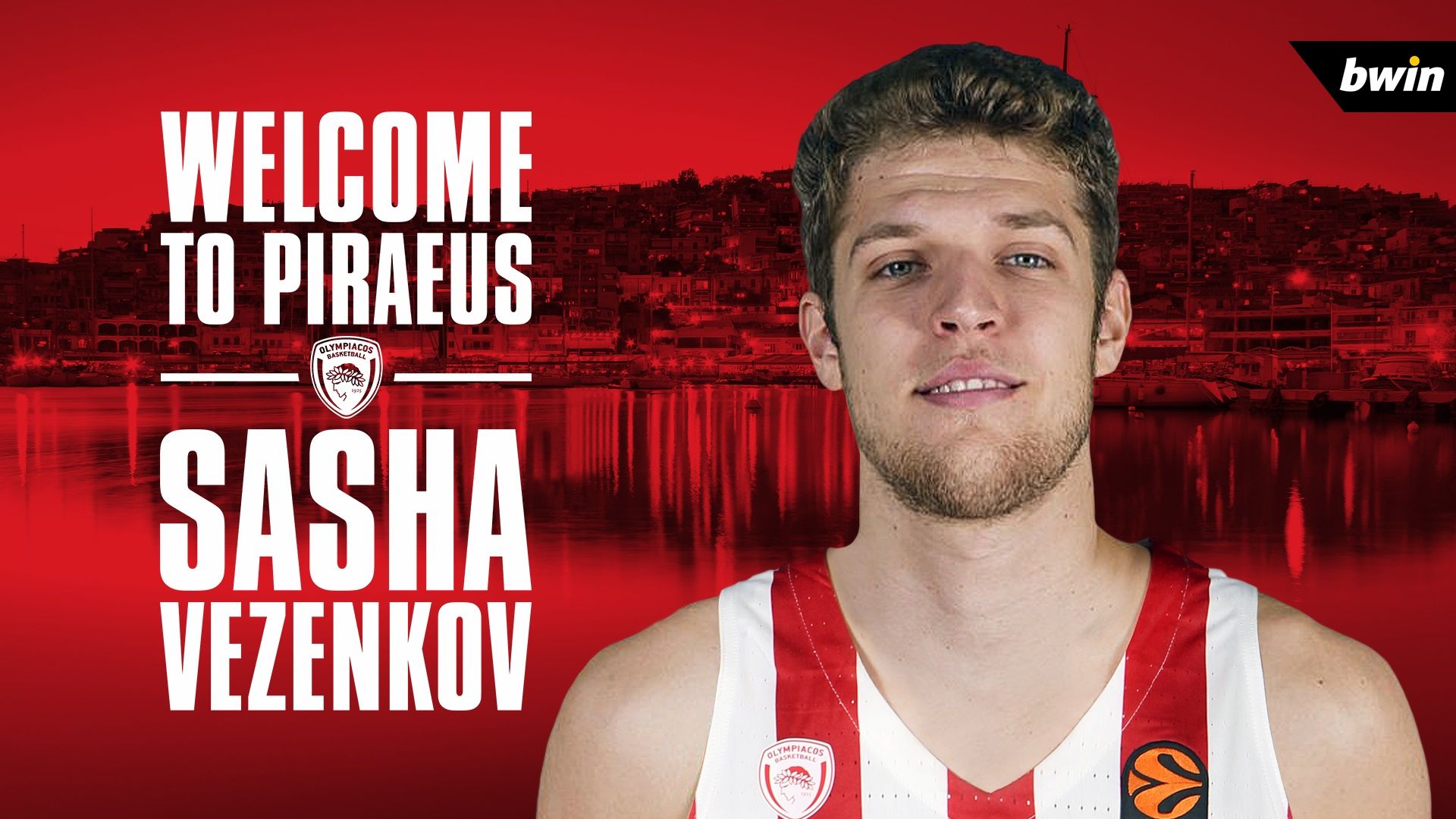 Vezenkov docks at Piraeus!