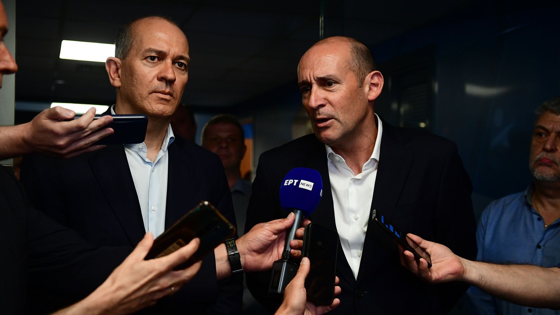 Οι δηλώσεις των Προέδρων μετά την συνάντηση με τον Γ. Βρούτση (vid)